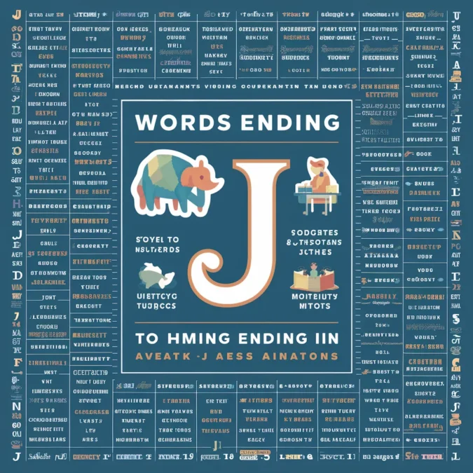 words with j ending